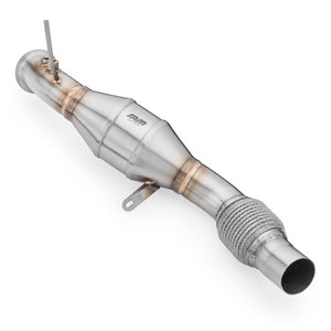 RM Motors Downpipe BMW E81, E87, E82, E88 116d, 118d, 120d, 123d N47 + CATALYST Emission Standard - Euro 3, Capacity - 100 cpsi - billede 4