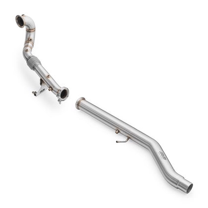 RM Motors Complete exhaust system AUDI S3 8Y 2.0 TFSI Sedan Beginning - Downpipe +straight pipe, AUDI tips - 1