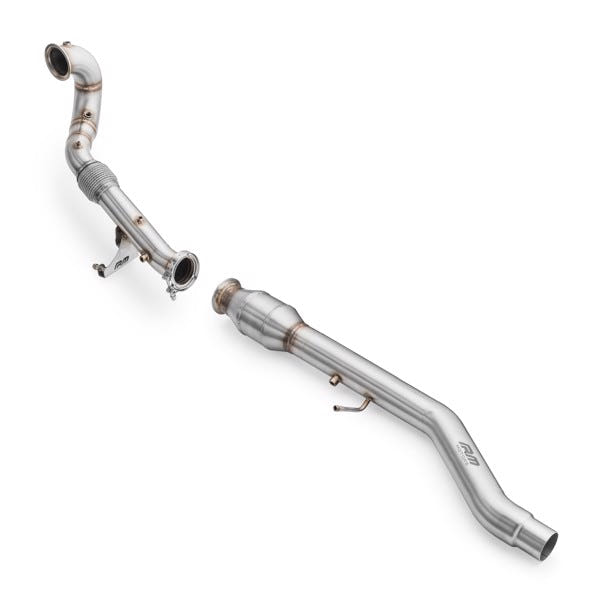 RM Motors Downpipe Skoda Karoq 2.0TSI 4x4 Beginning - Downpipe with straight pipe +silencer