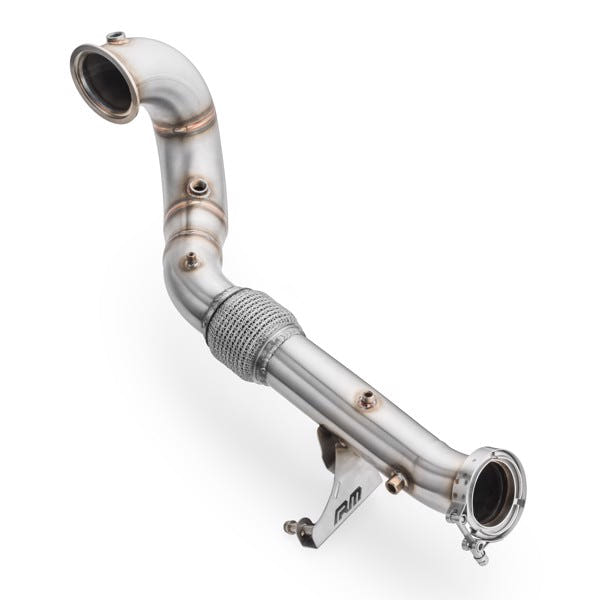 RM Motors Downpipe Cupra Ateca 2.0 TSI 4Drive Beginning - Downpipe with straight pipe +silencer