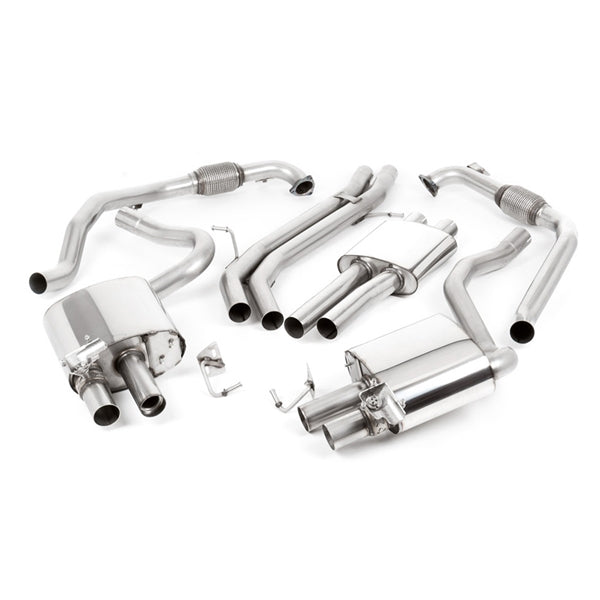 Milltek Cat-Back udstødning – Audi S4 3.0 Turbo V6 B9 - Sedan & Avant – resoneret – produktbillede 6