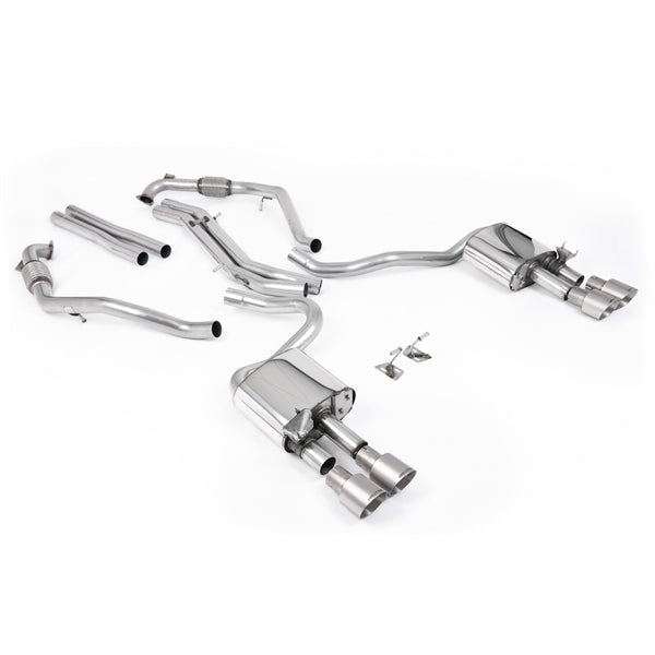 Milltek Cat-Back udstødning – Audi S5 3.0 V6 Turbo Coupe kun B9 – ikke-resoneret – produktbillede 1
