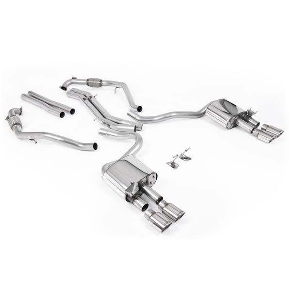 Milltek Cat-Back udstødning – Audi S5 3.0 V6 Turbo Coupé kun B9 – ikke-resoneret – produktbillede 1