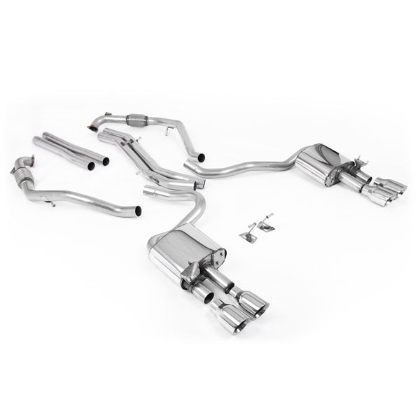 Milltek Cat-Back udstødning – Audi S5 3.0 V6 Turbo Sportback B9 – ikke-resoneret – produktbillede 1