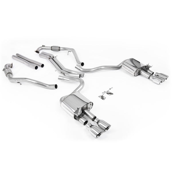 Milltek Cat-Back udstødning – Audi S5 3.0 V6 Turbo Coupé kun B9 – ikke-resoneret – produktbillede 1