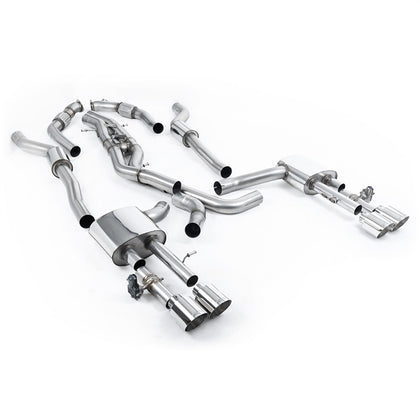 Milltek Cat-Back udstødning – Audi S8 D5 4.0 TFSI V8 sedan / limousine – resoneret – produktbillede 5