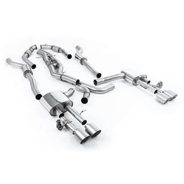 Milltek Cat-Back udstødning – Audi S8 D5 4.0 TFSI V8 sedan – resoneret – produktbillede 1