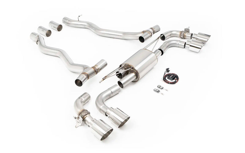 Milltek axle-back udstødning – BMW 5-serie M5 4,4l Twin Turbo Hybrid G90 & G99 – produktbillede 9