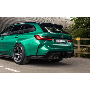Milltek endrør til BMW 4-serie G82, tips i børstet titanium – billede 2