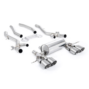 Milltek GPF-back udstødning – BMW 3-serie G80 M3 & M3 Competition S58 3.0 Turbo fra – resoneret – produktbillede 16