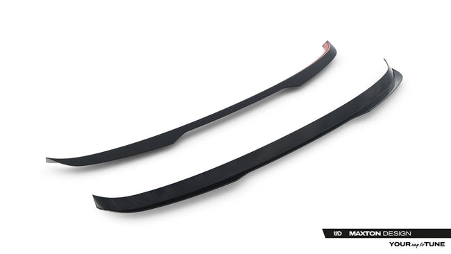 Maxton spoiler cap til BMW 5 Standard / M-Pack / M550 Sedan G30 / G30 Facelift – blank sort – billede 2 af 2