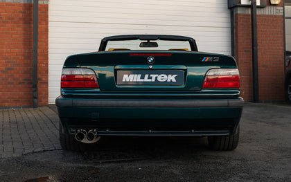 Milltek endrør til Udstødningssystem Med OEM+ Enkeltvæggede Polerede 70 mm Enderør Til BMW 3 Serie E36 325i og 328i, polerede tips – billede 4