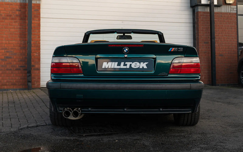 Milltek endrør til Udstødningssystem Med OEM+ Enkeltvæggede Polerede 70 mm Enderør Til BMW 3 Serie E36 325i og 328i, polerede tips – billede 4