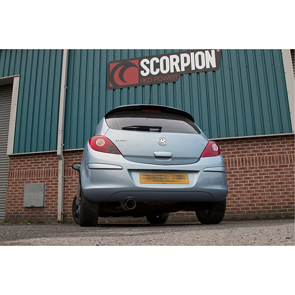 Scorpion Resonated Cat-Back System - Opel Corsa D