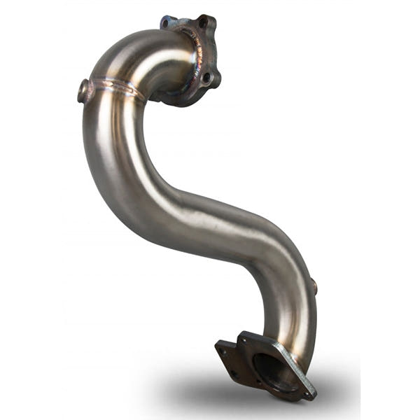 Scorpion de-cat downpipe til Opel Astra J VXR, set skråt bagfra