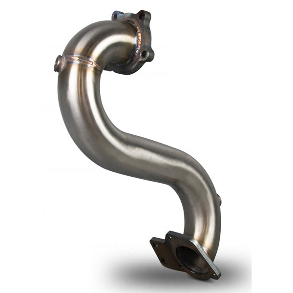 Scorpion de-cat downpipe til Opel Astra J VXR, set skråt bagfra
