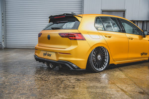 Maxton rear valance til Volkswagen Golf Hatchback Mk8 / Mk8 Facelift – blank sort – billede 3 af 10