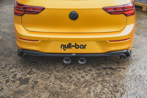 Maxton rear valance til Volkswagen Golf Hatchback Mk8 / Mk8 Facelift – blank sort – billede 4 af 10