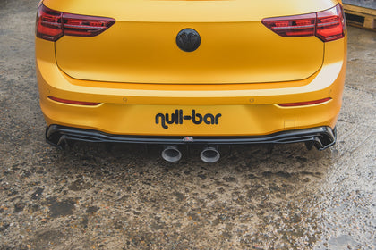 Maxton rear valance til Volkswagen Golf Hatchback Mk8 / Mk8 Facelift – blank sort – billede 4 af 10