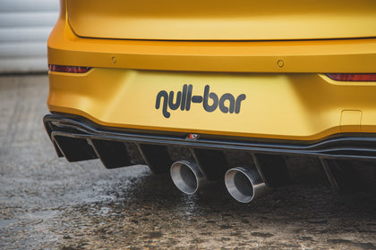 Maxton rear valance til Volkswagen Golf Hatchback Mk8 / Mk8 Facelift – blank sort – billede 5 af 10