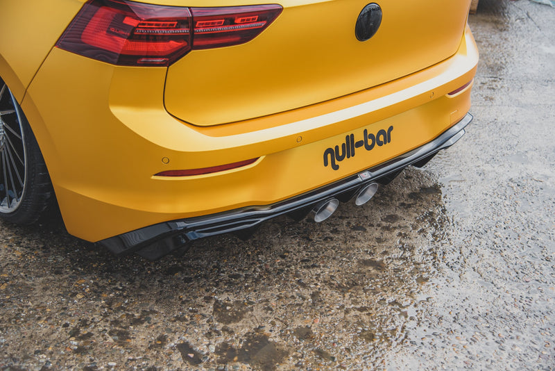 Maxton rear valance til Volkswagen Golf Hatchback Mk8 / Mk8 Facelift – blank sort – billede 6 af 10