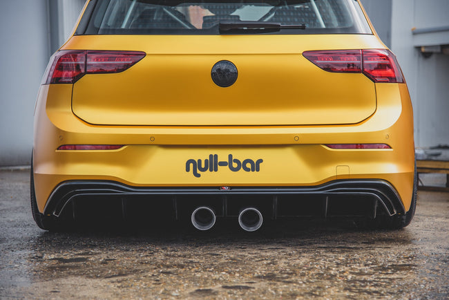 Maxton rear valance til Volkswagen Golf Hatchback Mk8 / Mk8 Facelift – blank sort – billede 1 af 10