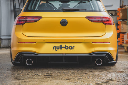Maxton rear valance til Volkswagen Golf Mk8 – blank sort – billede 1 af 10