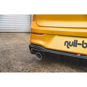 Maxton rear valance til Volkswagen Golf Mk8 – blank sort – billede 3 af 10