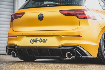 Maxton rear valance til Volkswagen Golf Mk8 – blank sort – billede 2 af 10