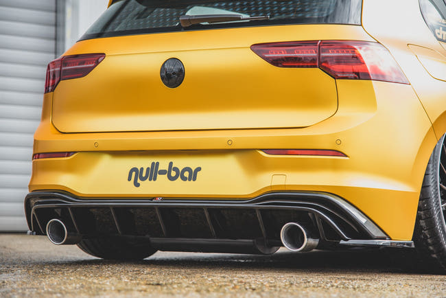 Maxton rear valance til Volkswagen Golf Mk8 – blank sort – billede 2 af 10