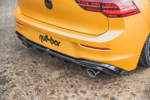 Maxton rear valance til Volkswagen Golf Mk8 – blank sort – billede 4 af 10