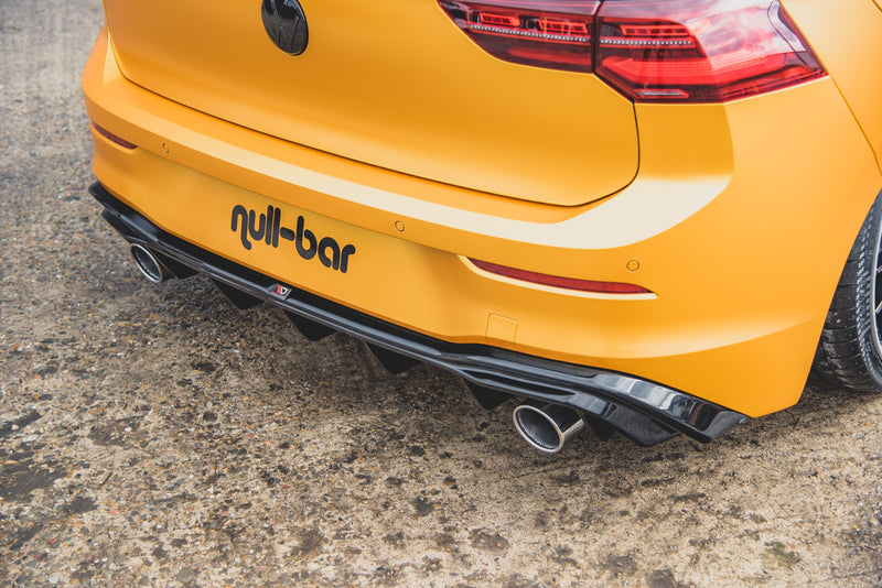 Maxton rear valance til Volkswagen Golf Mk8 – blank sort – billede 4 af 10