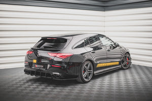Maxton side splitters til Mercedes-AMG CLA 35 Aero / 45 Aero C118 – blank sort – billede 2 af 5