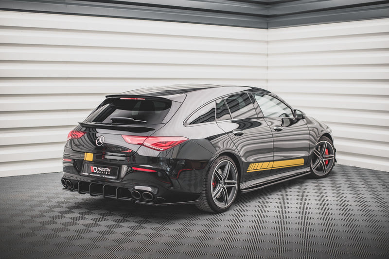 Maxton side splitters til Mercedes-AMG CLA 35 Aero / 45 Aero C118 – blank sort – billede 2 af 5