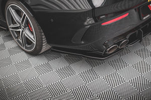 Maxton side splitters til Mercedes-AMG CLA 35 Aero / 45 Aero C118 – blank sort – billede 1 af 5