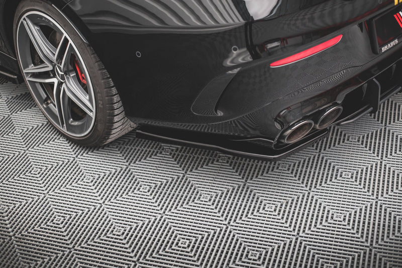 Maxton side splitters til Mercedes-AMG CLA 35 Aero / 45 Aero C118 – blank sort – billede 1 af 5
