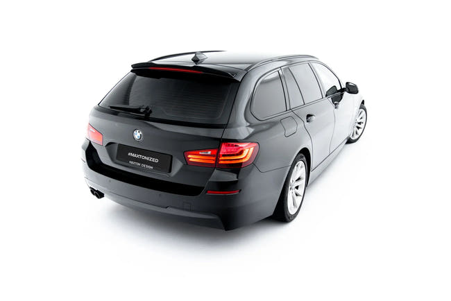 Maxton spoiler cap til BMW 5 F11 – blank sort – billede 1 af 6