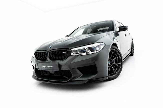 Maxton frontsplitter til BMW M5 F90 – blank sort – billede 1 af 7