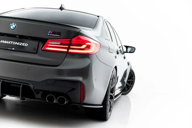 Maxton side splitters til BMW M5 F90 – blank sort – billede 1 af 5