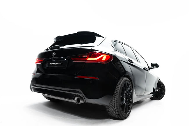 Maxton spoiler cap til BMW 1 F40 M-Pack – blank sort – billede 1 af 7