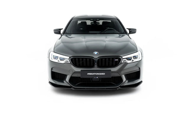 Maxton frontsplitter til BMW M5 F90 – blank sort – billede 2 af 7