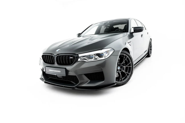Maxton frontsplitter til BMW M5 F90 – blank sort – billede 1 af 7