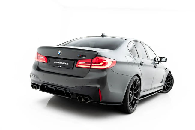 Maxton rear splitter til BMW M5 F90 – blank sort – billede 1 af 6