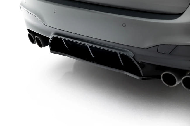 Maxton rear splitter til BMW M5 F90 – blank sort – billede 2 af 6