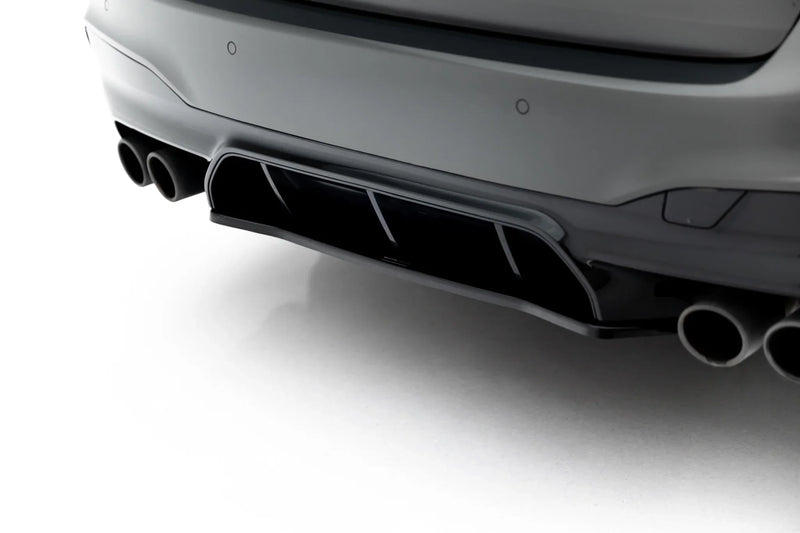 Maxton rear splitter til BMW M5 F90 – blank sort – billede 2 af 6
