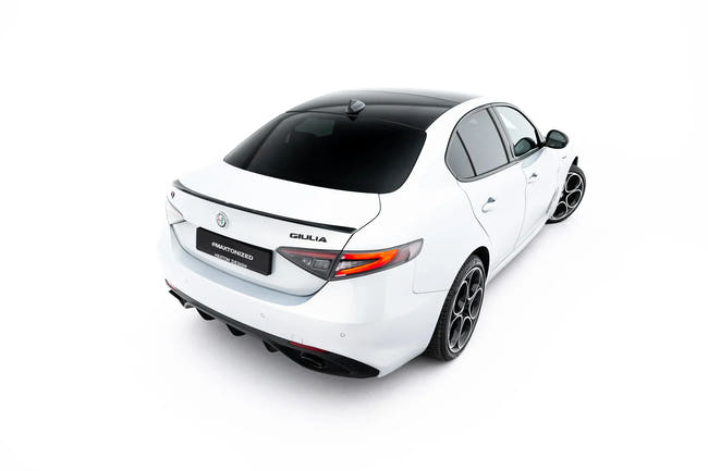 Maxton spoiler til Alfa Romeo Giulia – blank sort – billede 2 af 6
