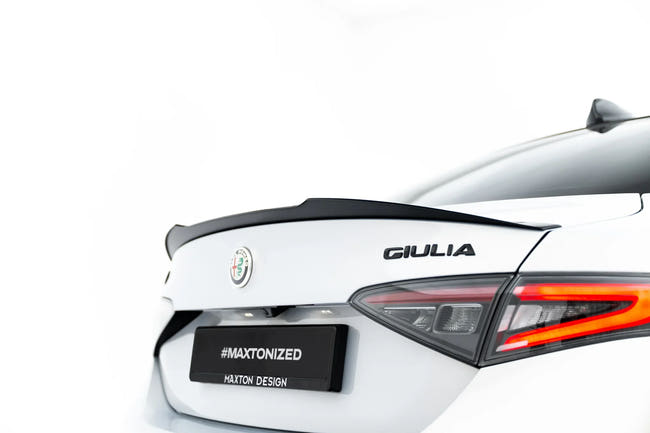 Maxton spoiler til Alfa Romeo Giulia – blank sort – billede 1 af 6
