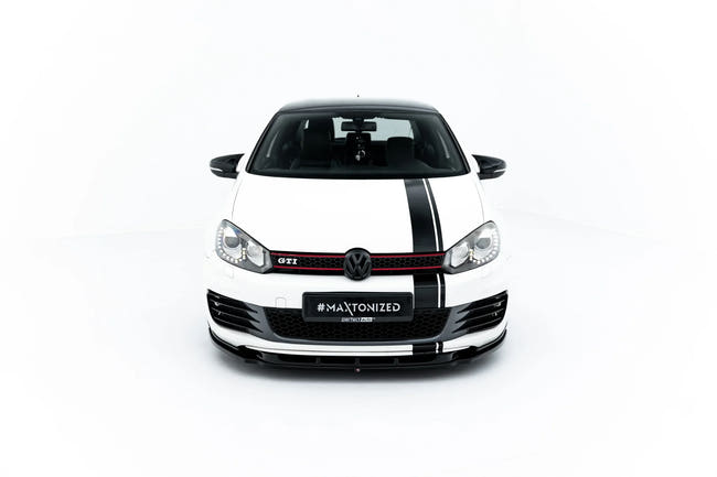 Maxton frontsplitter til Volkswagen Golf Mk6 GTI – blank sort – billede 2 af 5
