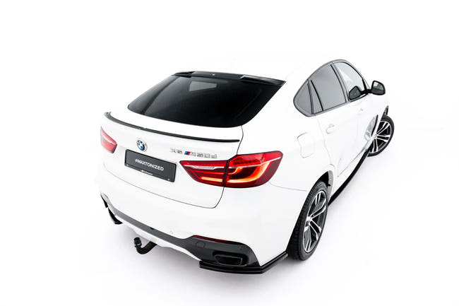Maxton spoiler cap til BMW X6 F16 M-Pack / X6 M F86 – blank sort – billede 1 af 6