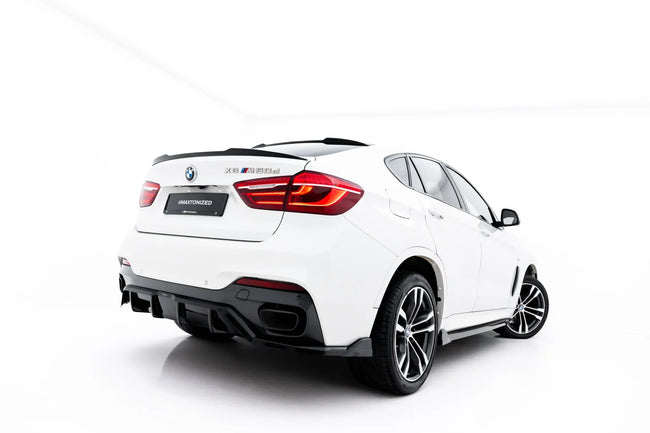 Maxton rear splitter til BMW X6 M-Pack F16 – blank sort – billede 1 af 10